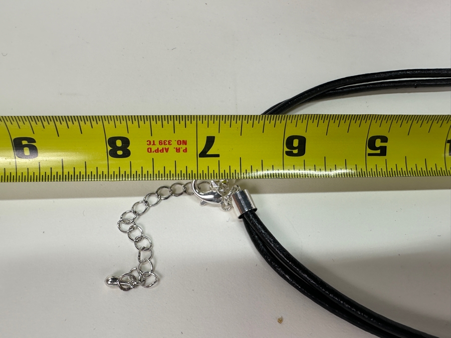 Pair Of Modernist Necklaces By Palm Springs Jewelry Designer Laurent Scott Collection Contempo Series 32'L & 14'L [Photo 6]