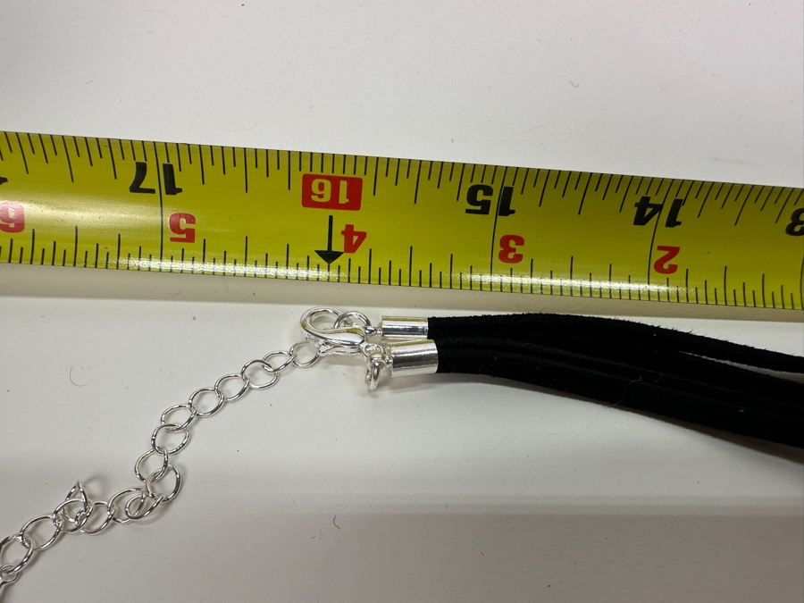 Pair Of Modernist Necklaces By Palm Springs Jewelry Designer Laurent Scott Collection Contempo Series 32'L & 14'L [Photo 9]