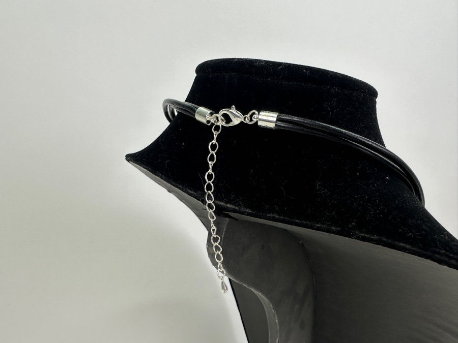 Pair Of Modernist Necklaces By Palm Springs Jewelry Designer Laurent Scott Collection Contempo Series 12'L & 14'L [Photo 8]