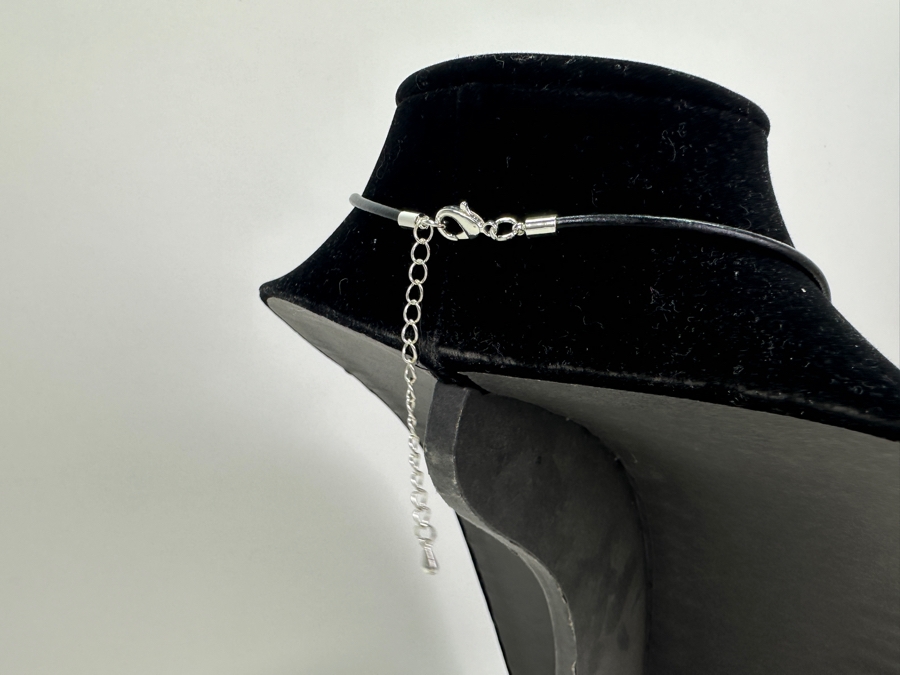 Pair Of Modernist Necklaces By Palm Springs Jewelry Designer Laurent Scott Collection Contempo Series 12'L & 14'L [Photo 5]