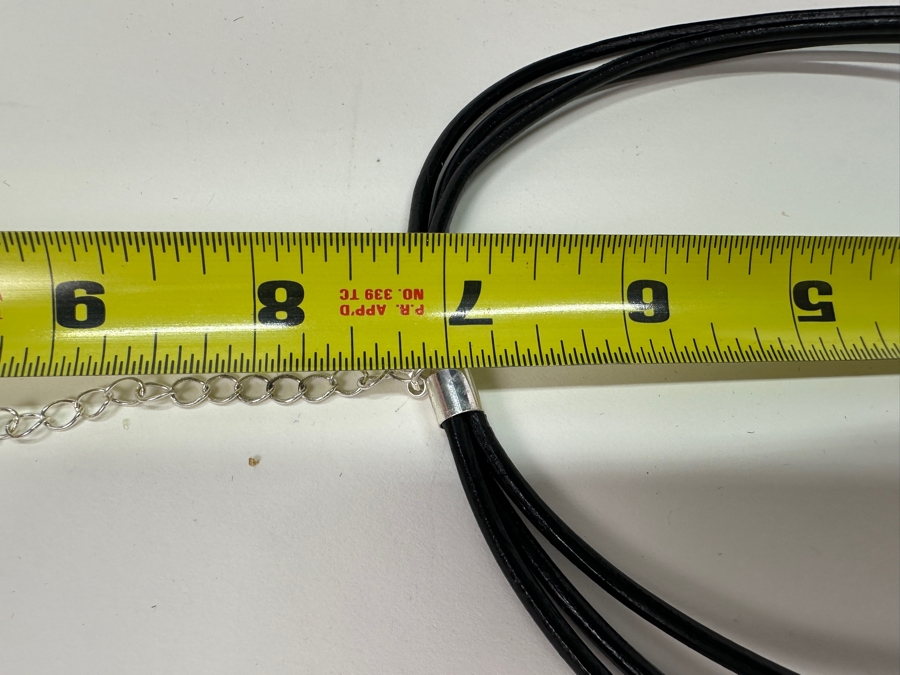 Pair Of Modernist Necklaces By Palm Springs Jewelry Designer Laurent Scott Collection Contempo Series 12'L & 14'L [Photo 9]