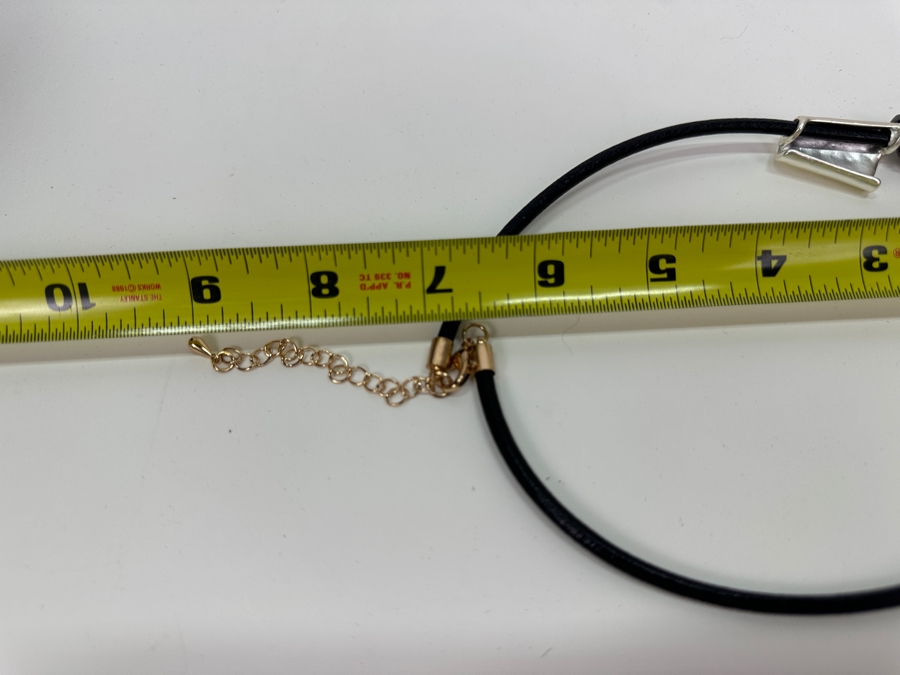 Pair Of Modernist Necklaces By Palm Springs Jewelry Designer Laurent Scott Collection Contempo Series 14'L & 14'L [Photo 8]