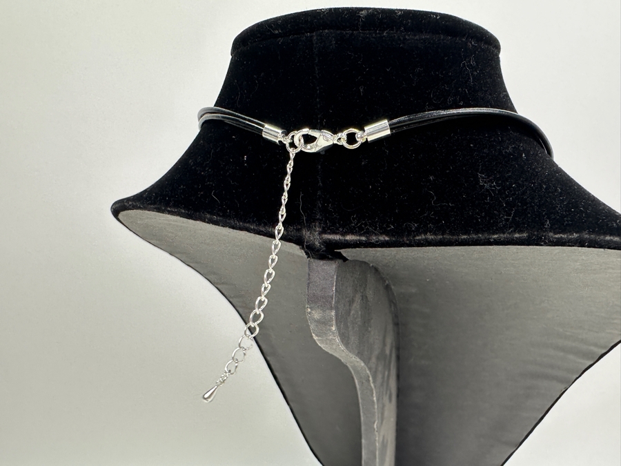 Pair Of Modernist Necklaces By Palm Springs Jewelry Designer Laurent Scott Collection Contempo Series 14'L & 14'L [Photo 5]