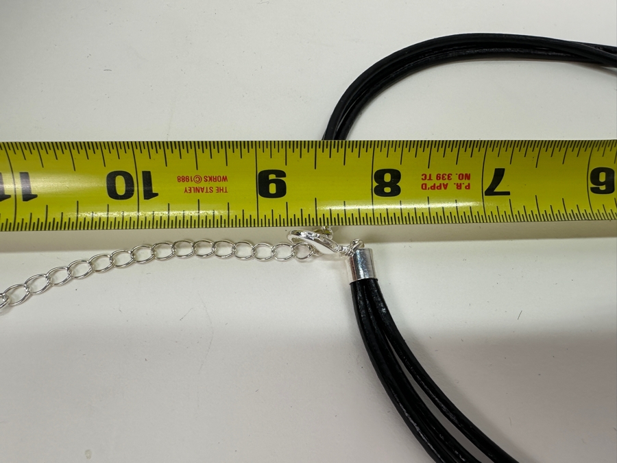 Pair Of Modernist Necklaces By Palm Springs Jewelry Designer Laurent Scott Collection Contempo Series 16'L & 14'L [Photo 6]