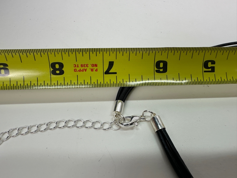 Pair Of Modernist Necklaces By Palm Springs Jewelry Designer Laurent Scott Collection Contempo Series 16'L & 14'L [Photo 10]