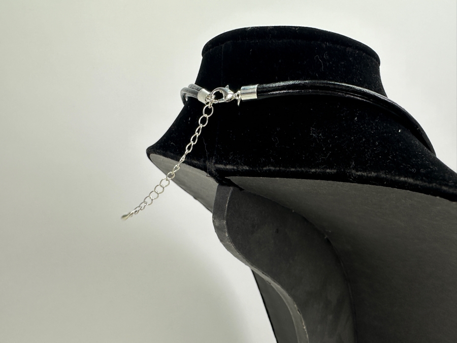 Pair Of Modernist Necklaces By Palm Springs Jewelry Designer Laurent Scott Collection Contempo Series 16'L & 14'L [Photo 5]