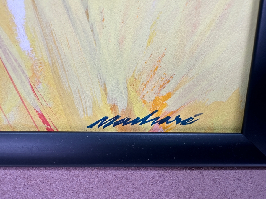 Just Added - Original Portrait Painting Of Elliot Palay (Opera Tenor) On Illustrator Board Signed By Artist Machare 10 X 13 [Photo 5]