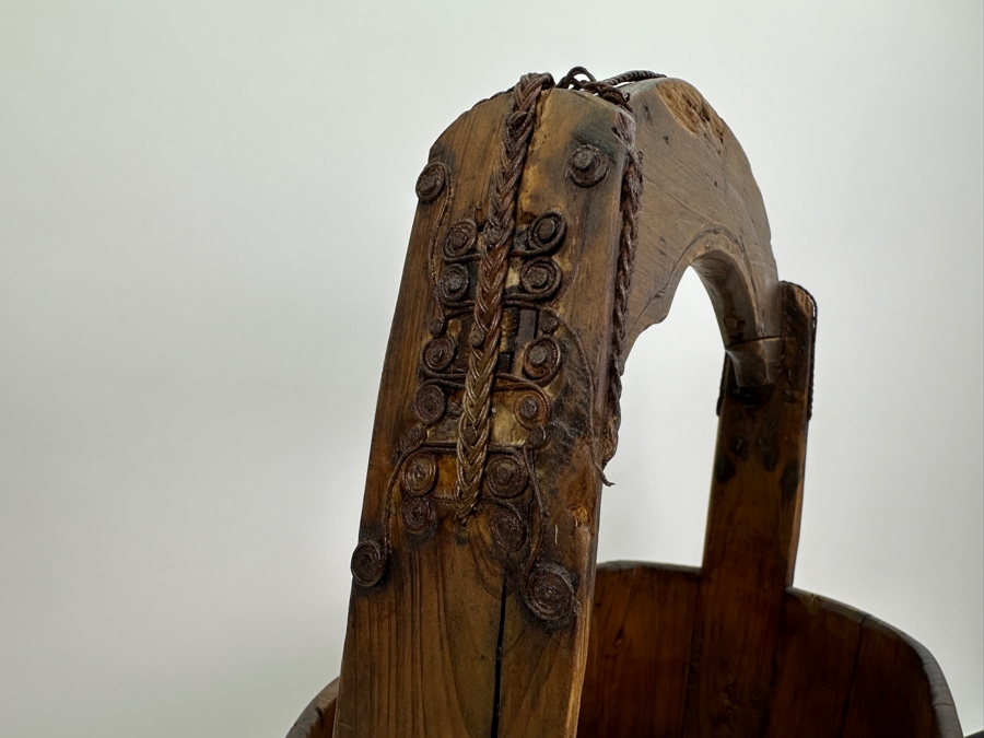 Just Added - Wooden Oval Water Bucket 16 X 10 X 10 [Photo 3]