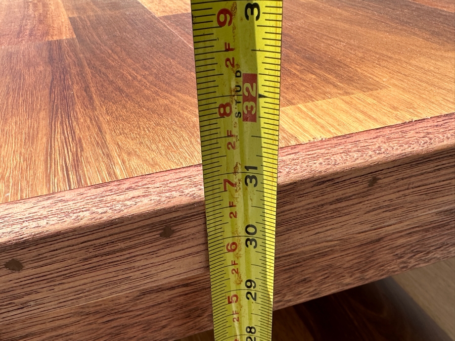 Just Added - Teak 2-Tier Table 45 X 25 X 31H [Photo 6]