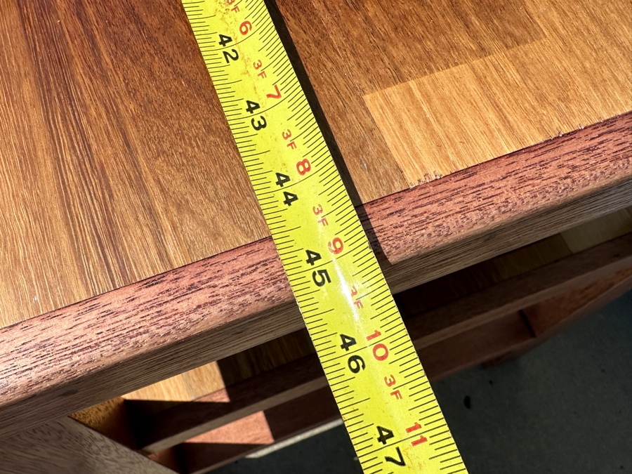 Just Added - Teak 2-Tier Table 45 X 25 X 31H [Photo 5]