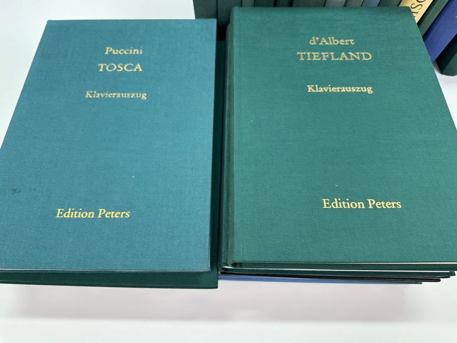 Just Added - Lot Of Vintage Edition Peters Hardcover Sheet Music Books Opera Music - 25 Books - See Photos [Photo 8]