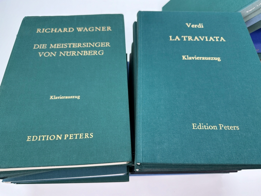 Just Added - Lot Of Vintage Edition Peters Hardcover Sheet Music Books Opera Music - 25 Books - See Photos [Photo 11]