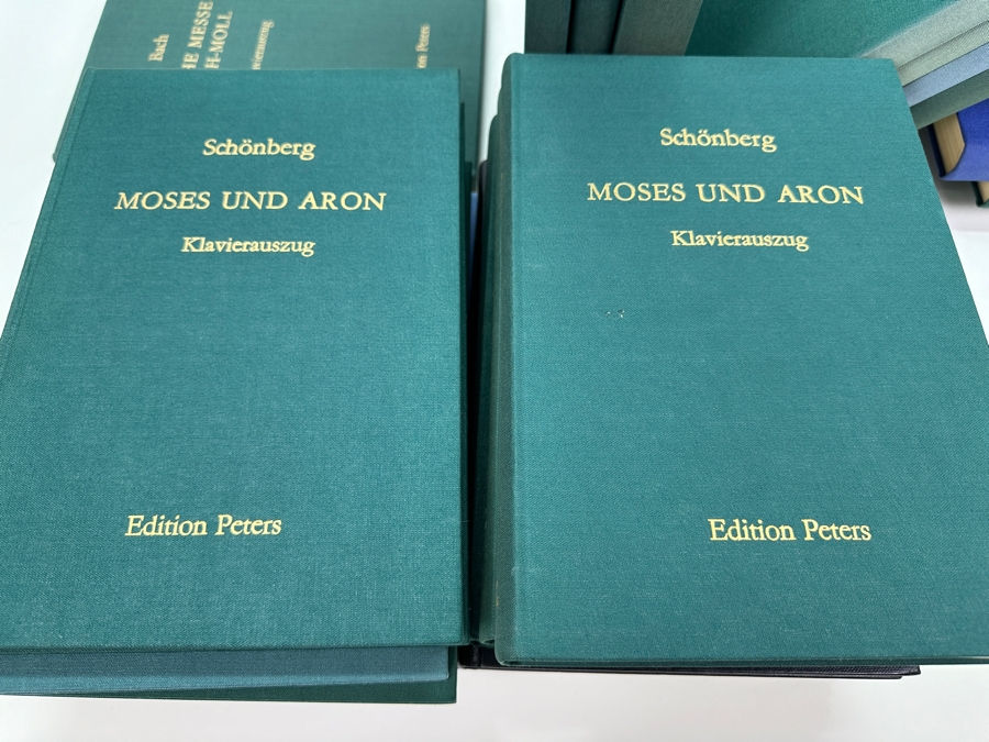 Just Added - Lot Of Vintage Edition Peters Hardcover Sheet Music Books Opera Music - 25 Books - See Photos [Photo 9]