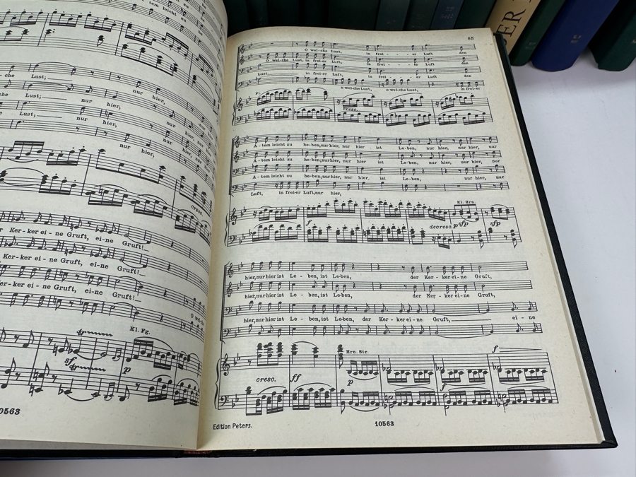 Just Added - Lot Of Vintage Edition Peters Hardcover Sheet Music Books Opera Music - 25 Books - See Photos [Photo 6]