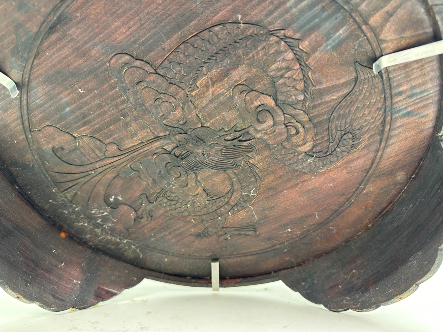 Large Signed Chinese Bamboo Birdcage With Waterpots & Decorations 14W X 30H - See Photos [Photo 29]