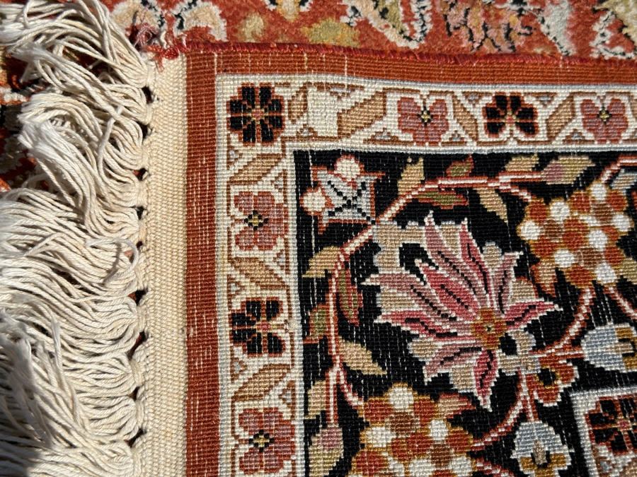 Vintage Hand Knotted Wool Persian Area Rug 37 X 65 [Photo 6]