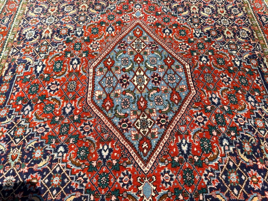 Vintage Hand Knotted Wool Area Rug Made In Iran 50 X 70 [Photo 5]
