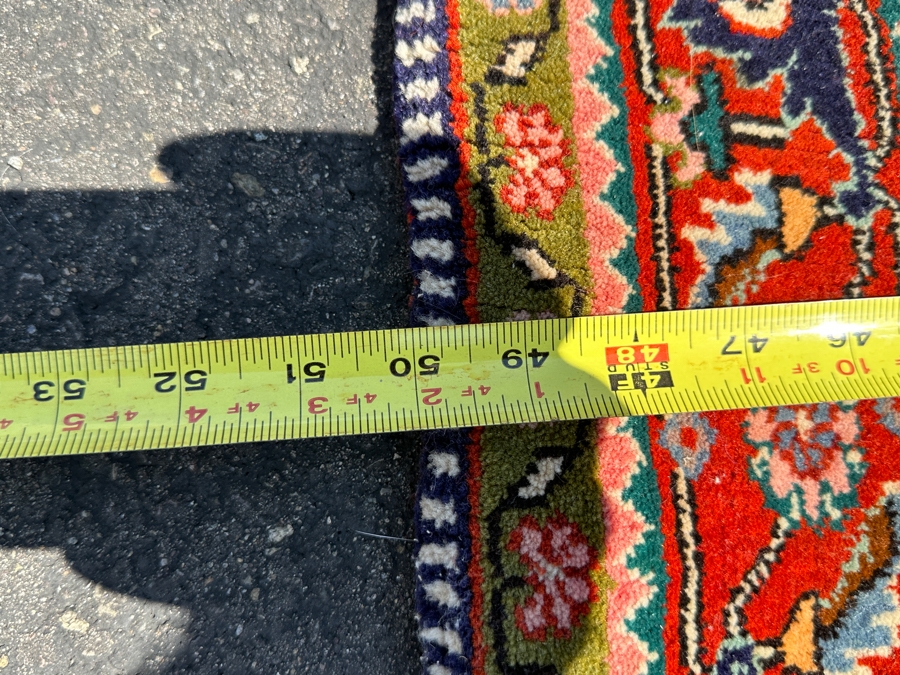 Vintage Hand Knotted Wool Area Rug Made In Iran 50 X 70 [Photo 10]