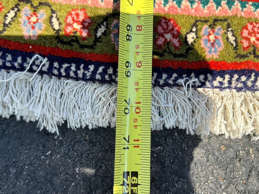 Vintage Hand Knotted Wool Area Rug Made In Iran 50 X 70 [Photo 11]