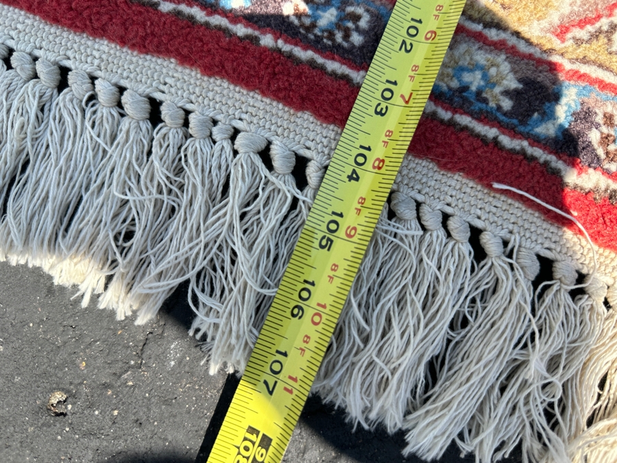 Vintage Hand Knotted Wool Persian Area Rug 66.5 X 105 [Photo 7]