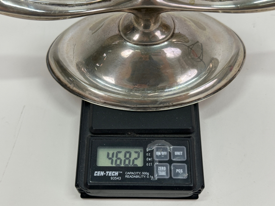 M. H. Wilkens & Sohne Hallmarked 830 Silver Candlelabra 8W X 5H [Photo 9]