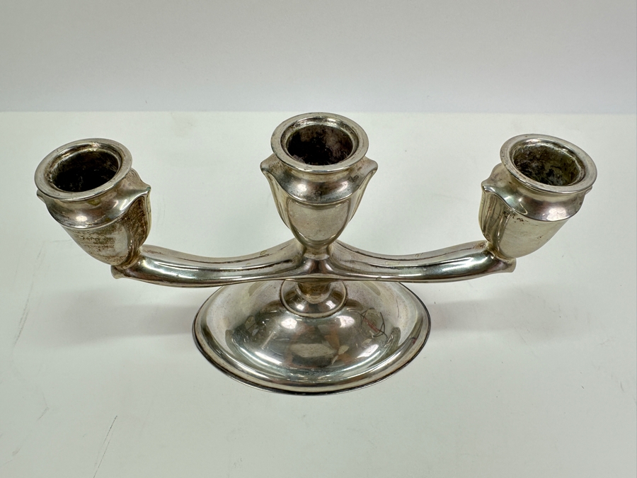M. H. Wilkens & Sohne Hallmarked 830 Silver Candlelabra 8W X 5H [Photo 2]
