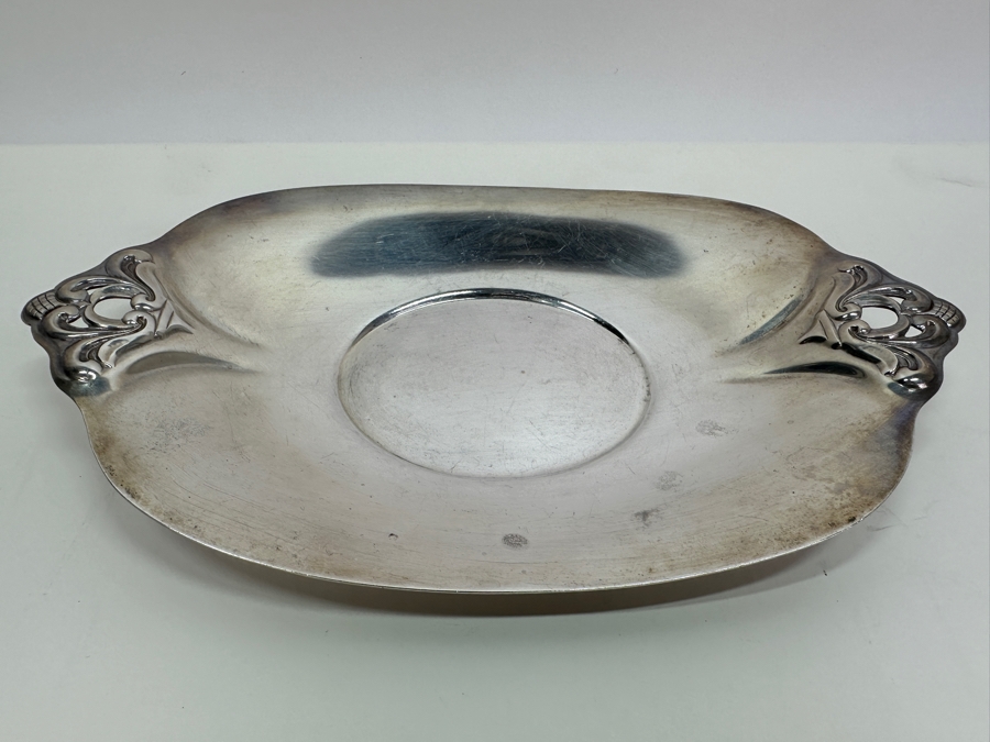 Royal Danish Sterling Silver Gravy Boat With Underplate 8.5W X 4H 543.7g [Photo 7]