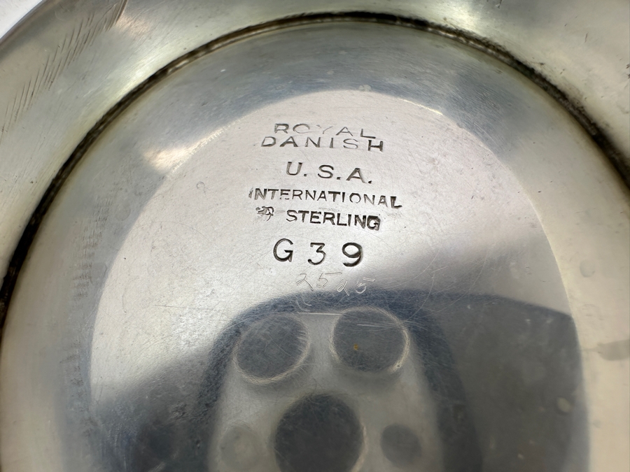 Royal Danish Sterling Silver Gravy Boat With Underplate 8.5W X 4H 543.7g [Photo 10]