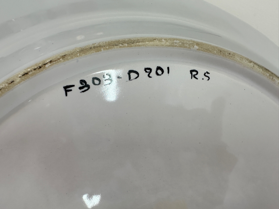 HB Quimper France Hand Painted Platter 13.5W X 13.5H X 2D [Photo 6]