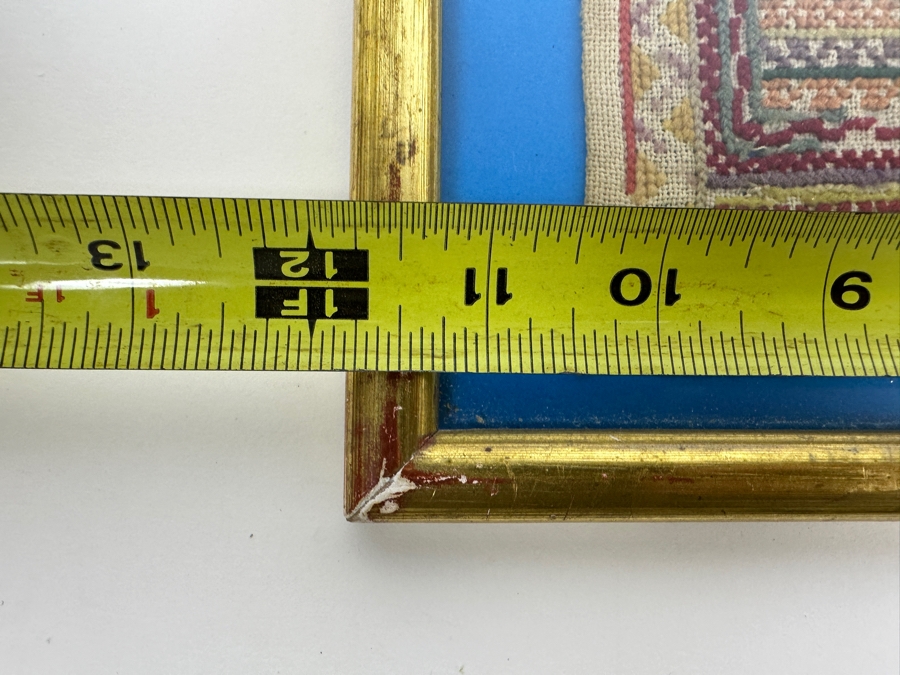 Antique Framed Embroidery 12 X 19 [Photo 7]