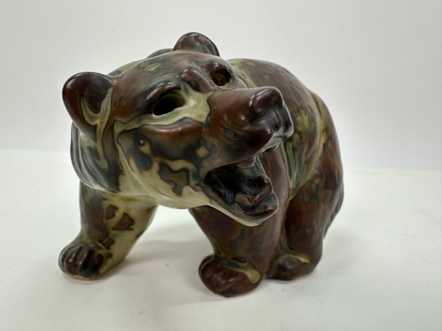 Vintage Mid-Century Royal Copenhagen Denmark Ceramic Bear Figurine #20179 5W X 3H [Photo 2]
