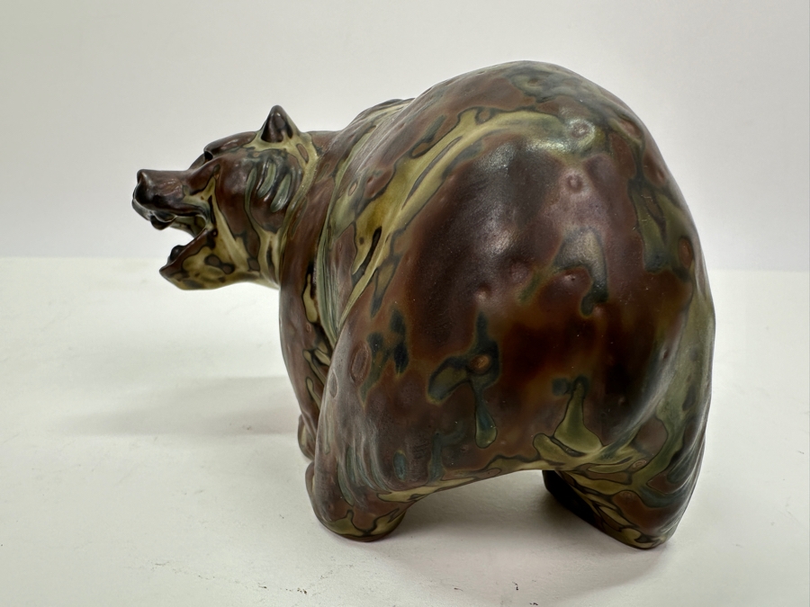 Vintage Mid-Century Royal Copenhagen Denmark Ceramic Bear Figurine #20179 5W X 3H [Photo 5]