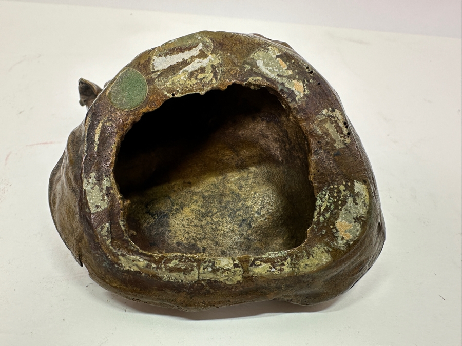 After Antonin Aigon Bronze The Mouse And The Oyster 4W X 2.75H [Photo 7]