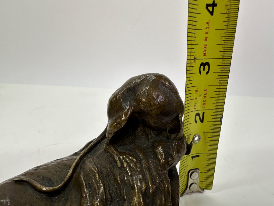 After Antonin Aigon Bronze The Mouse And The Oyster 4W X 2.75H [Photo 8]