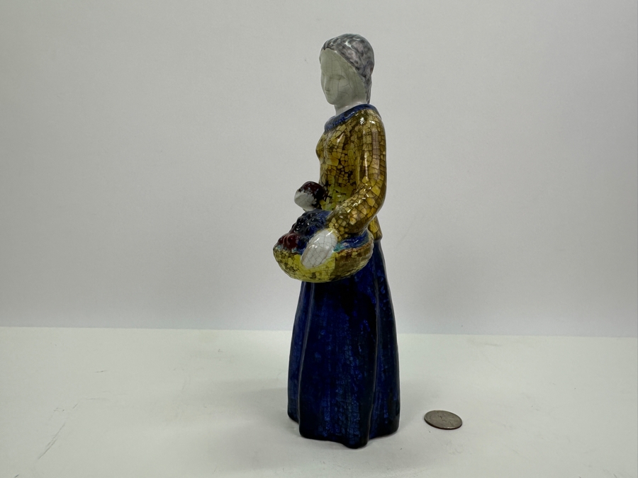 Danish Michael Andersen Ceramic Pottery MOMSFRI Figurine 9.5H [Photo 7]