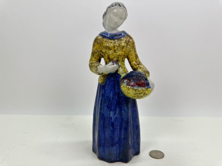 Danish Michael Andersen Ceramic Pottery MOMSFRI Figurine 9.5H [Photo 2]