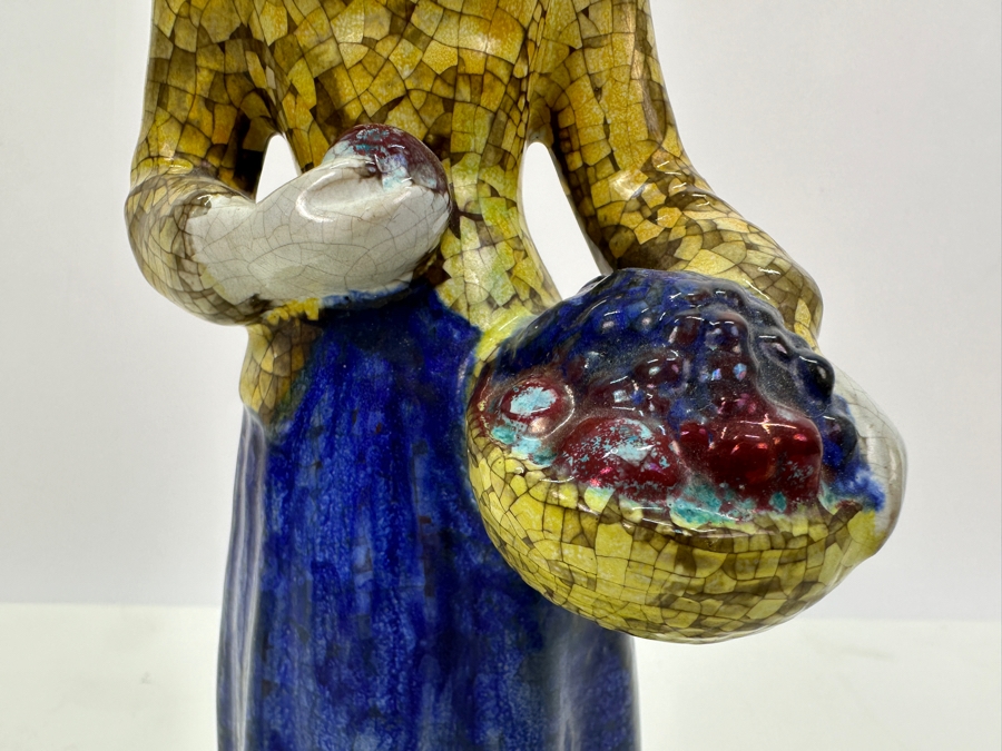 Danish Michael Andersen Ceramic Pottery MOMSFRI Figurine 9.5H [Photo 3]