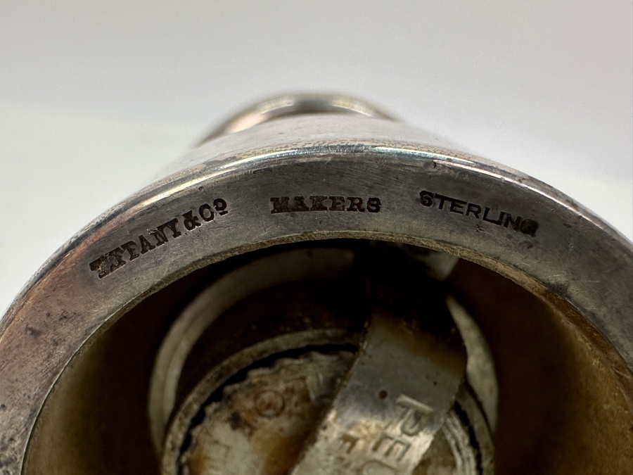 Tiffany & Co Makers Hallmarked Sterling Silver Pepper Grinder 3.75H [Photo 2]