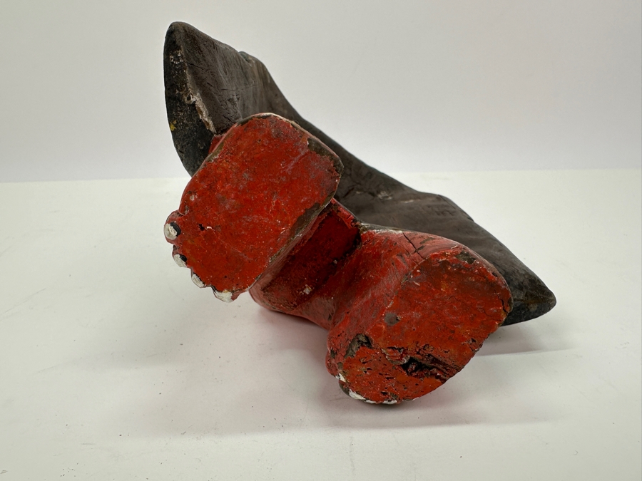 Vintage Mexican Folk Art Carved Wooden Polychrome Wall Decorations 6.5W X 10H [Photo 4]