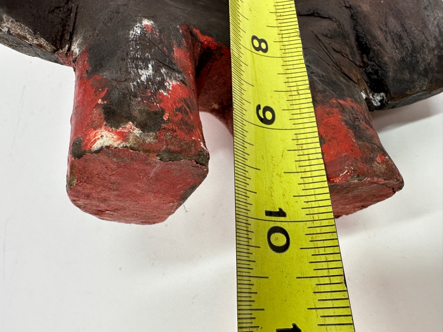 Vintage Mexican Folk Art Carved Wooden Polychrome Wall Decorations 6.5W X 10H [Photo 7]