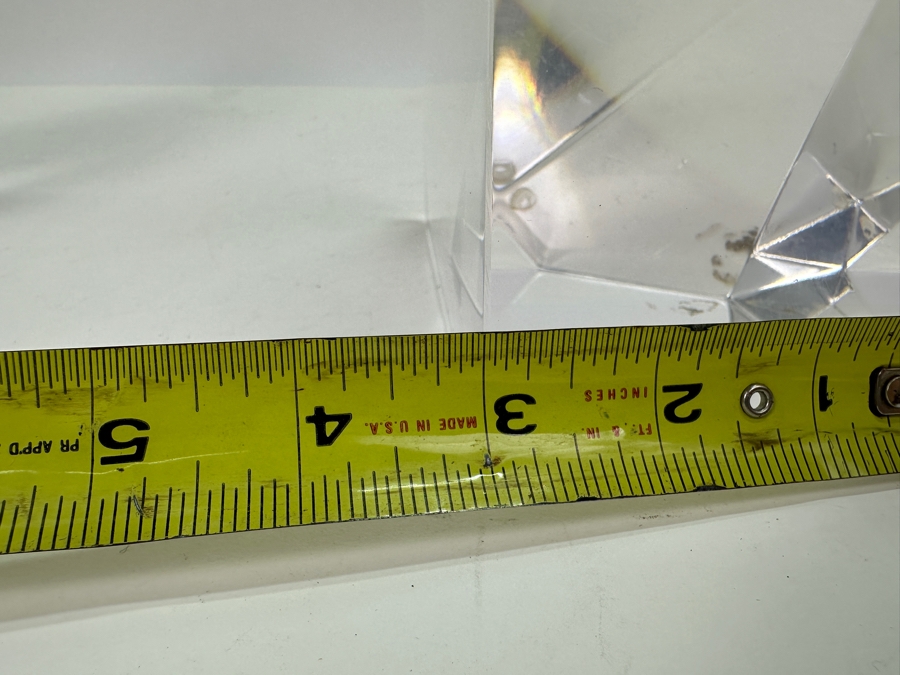 Pair Of Vintage Lucite Bookends 11.5W X 3D X 8H [Photo 7]