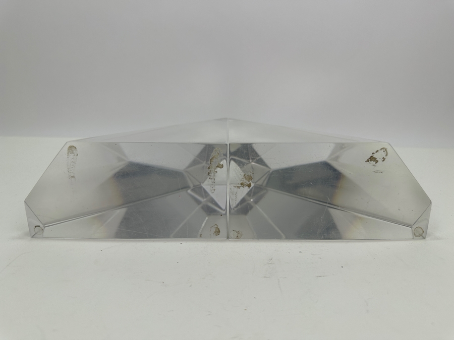 Pair Of Vintage Lucite Bookends 11.5W X 3D X 8H [Photo 6]