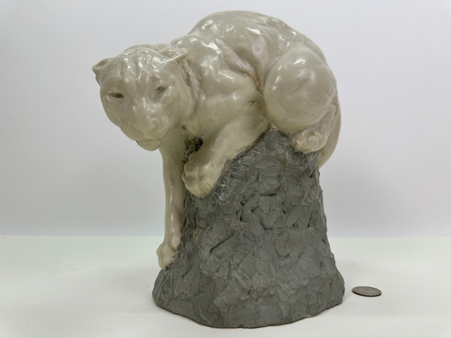 Joseph L. Boulton (1896–1981) Mountain Lion Resin Sculpture 9W X 9D X 10H [Photo 2]