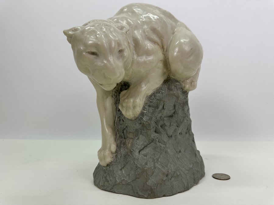 Joseph L. Boulton (1896–1981) Mountain Lion Resin Sculpture 9W X 9D X 10H [Photo 3]