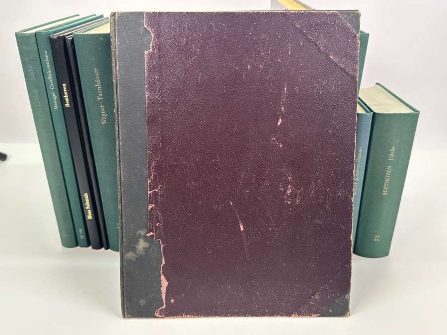 Just Added - Lot Of Vintage Edition Peters Hardcover Sheet Music Books Opera Music - 18 Books - See Photos [Photo 3]