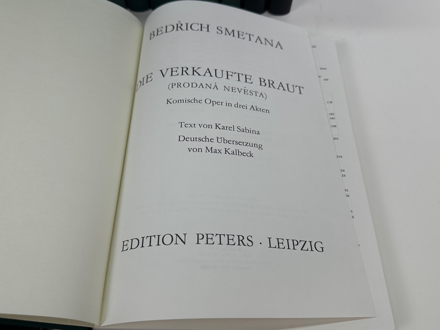 Just Added - Lot Of Vintage Edition Peters Hardcover Sheet Music Books Opera Music - 18 Books - See Photos [Photo 12]