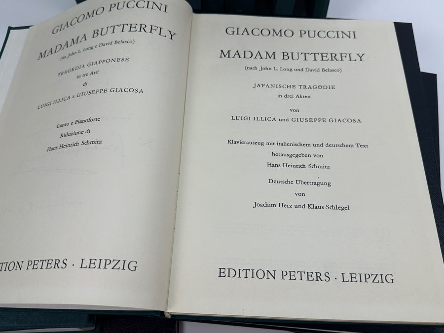 Just Added - Lot Of Vintage Edition Peters Hardcover Sheet Music Books Opera Music - 18 Books - See Photos [Photo 18]