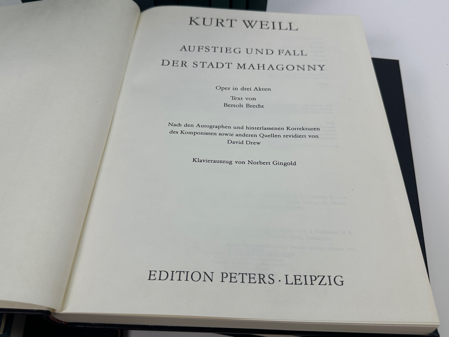 Just Added - Lot Of Vintage Edition Peters Hardcover Sheet Music Books Opera Music - 18 Books - See Photos [Photo 16]