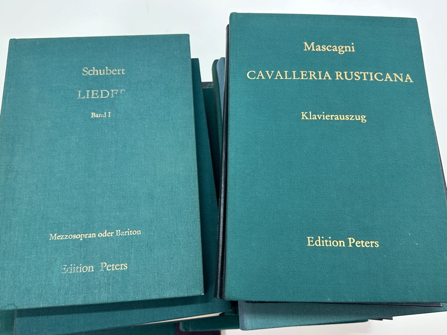 Just Added - Lot Of Vintage Edition Peters Hardcover Sheet Music Books Opera Music - 18 Books - See Photos [Photo 29]