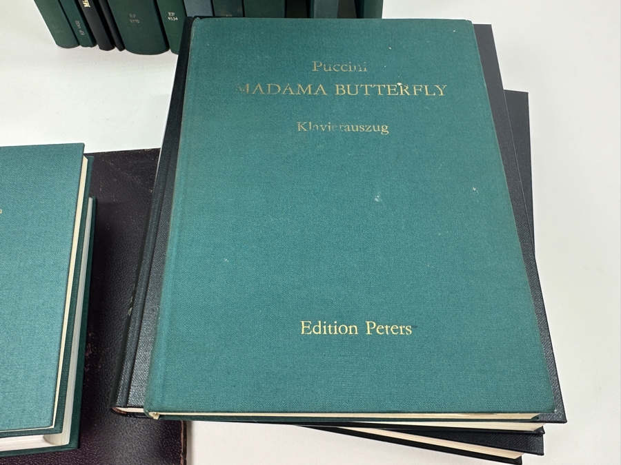 Just Added - Lot Of Vintage Edition Peters Hardcover Sheet Music Books Opera Music - 18 Books - See Photos [Photo 17]